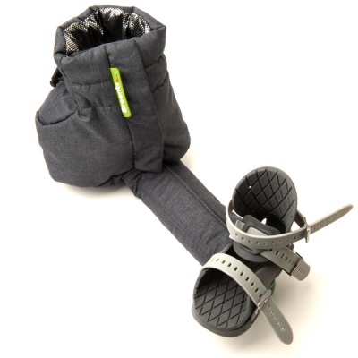 Брунтята Broonts (весна - осень) - теплые чехлы на брейсы, размер 9-12, серый